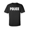 black police t shirt