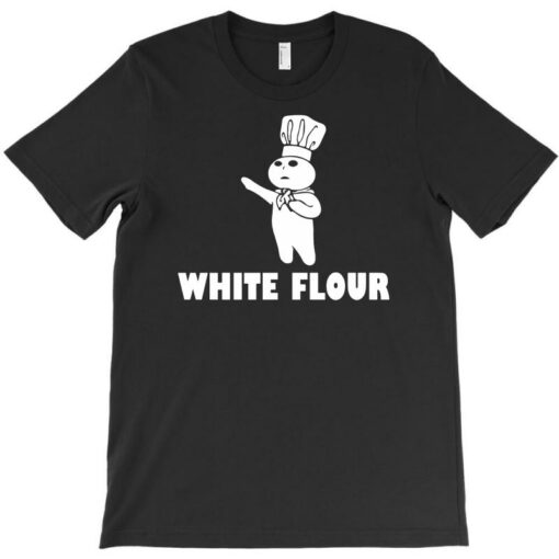 tshirt hell white flour