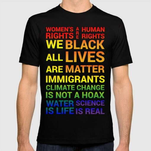 women's rights are human rights t shirt