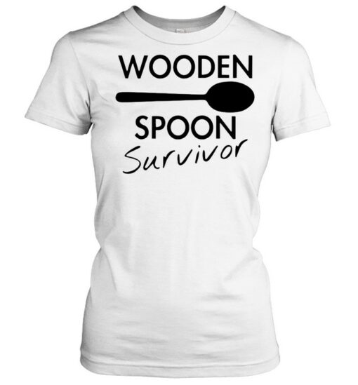 wooden spoon survivor t shirt